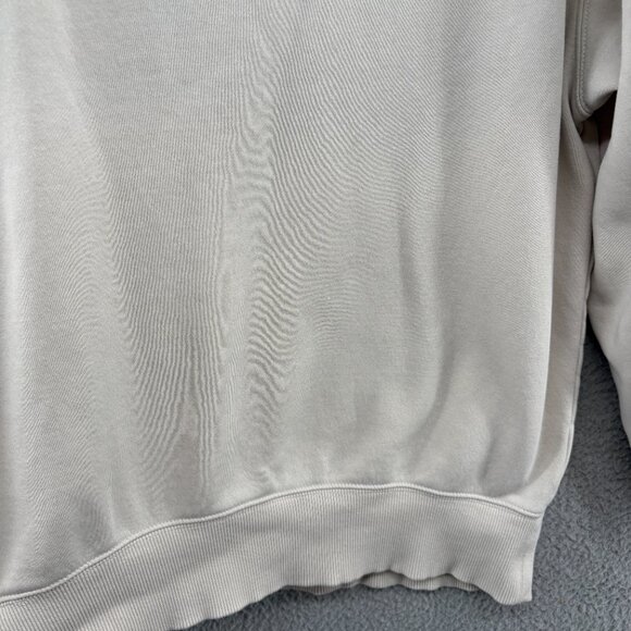 Nike Phoenix Fleece Oversized Crewneck Sweatshirt Light Orewood Center Swoosh S - Picture 9 of 16